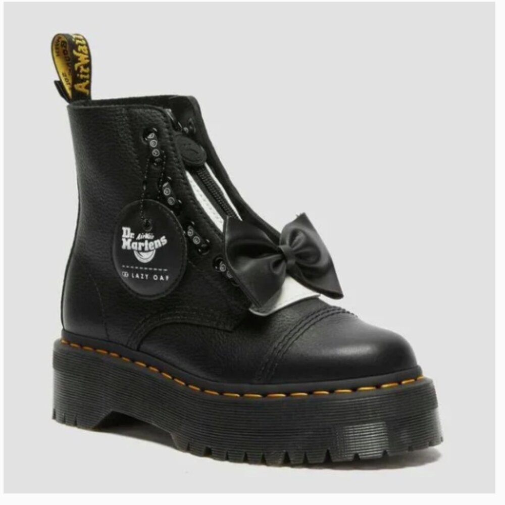 Dr. Martens | Sinclair Lazy Oaf Leather Platform Boots - Picture 4 of 11